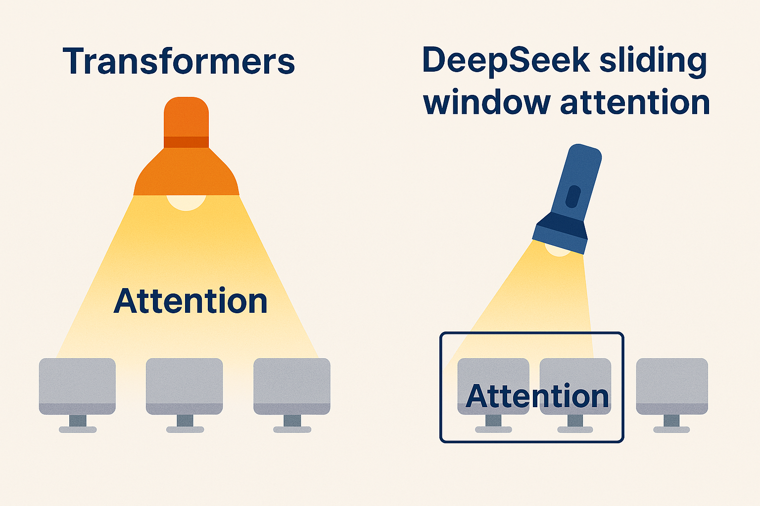 DeepSeek R1 Sliding Window Attention